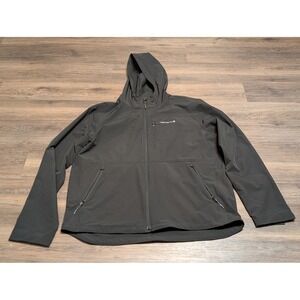 Carhartt Rugged Flex Relaxed Fit Soft Shell Hooded Jacket Mens XL Black 102703